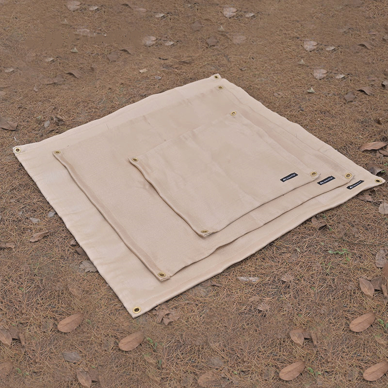 Outdoor Brandwerende Doek Vlam Mat Brandvertragende Heatproof Deken Glas Gecoat Warmte Isolatie Pad Camping Picknick Barbecue Wandelen