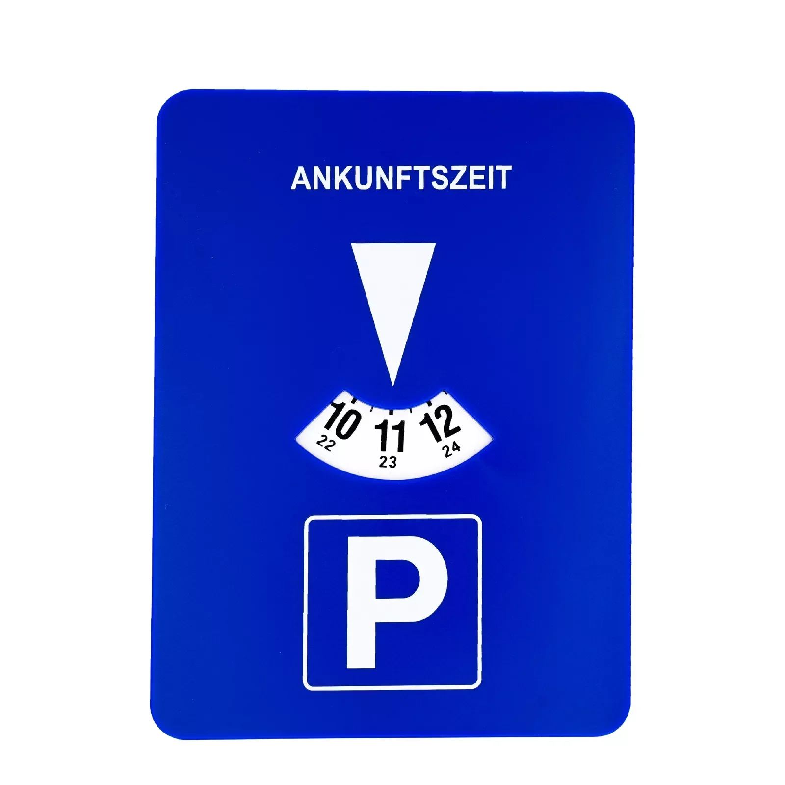 Blaue digitale Parktimer-Scheibe, tragbare Kunststoff-Autoparkuhr, , Zeitanzeige, Werkzeug für einfache Parkmanagement: Black