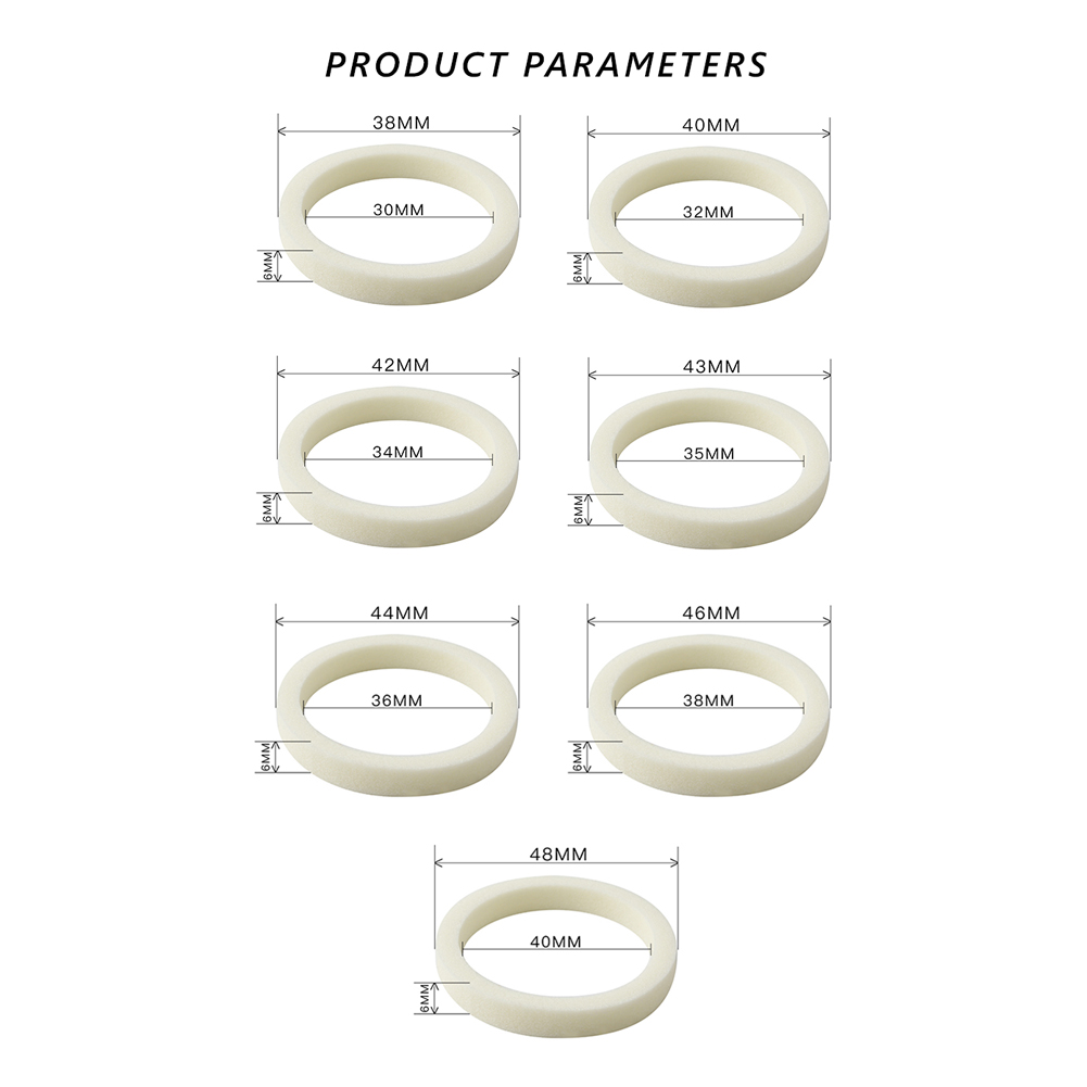 Horquilla para bicicleta, anillo de esponja, sello de absorción de espuma de aceite, retenedor de suspensión, accesorios para bicicleta, 32mm, 30mm, 32mm, 34mm, 35mm, 36mm, 38mm, 40mm