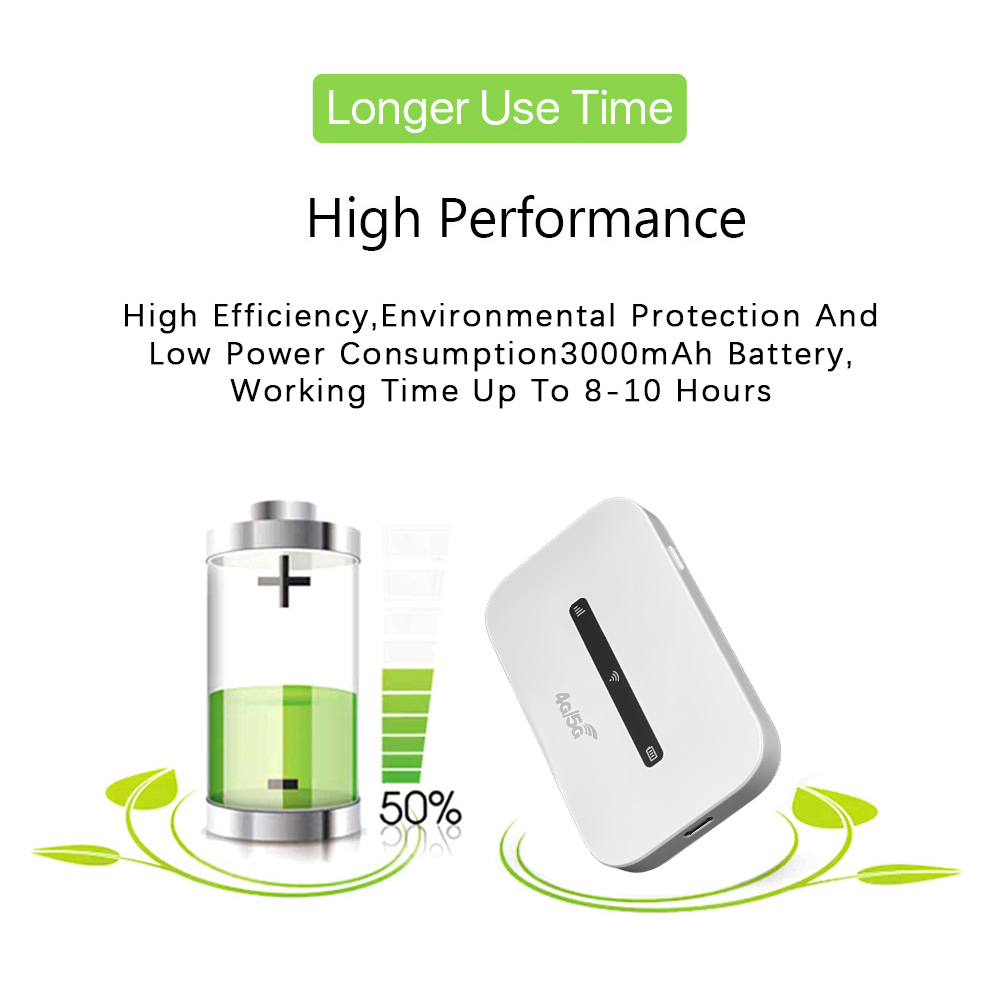 M6 4g calowy router internetowy bezprzewodowy lte, 3000 mah, 150 mb/s, kieszonkowy modem wi-fi, router z gniazdem na kartę sim do domu, biura, podróży