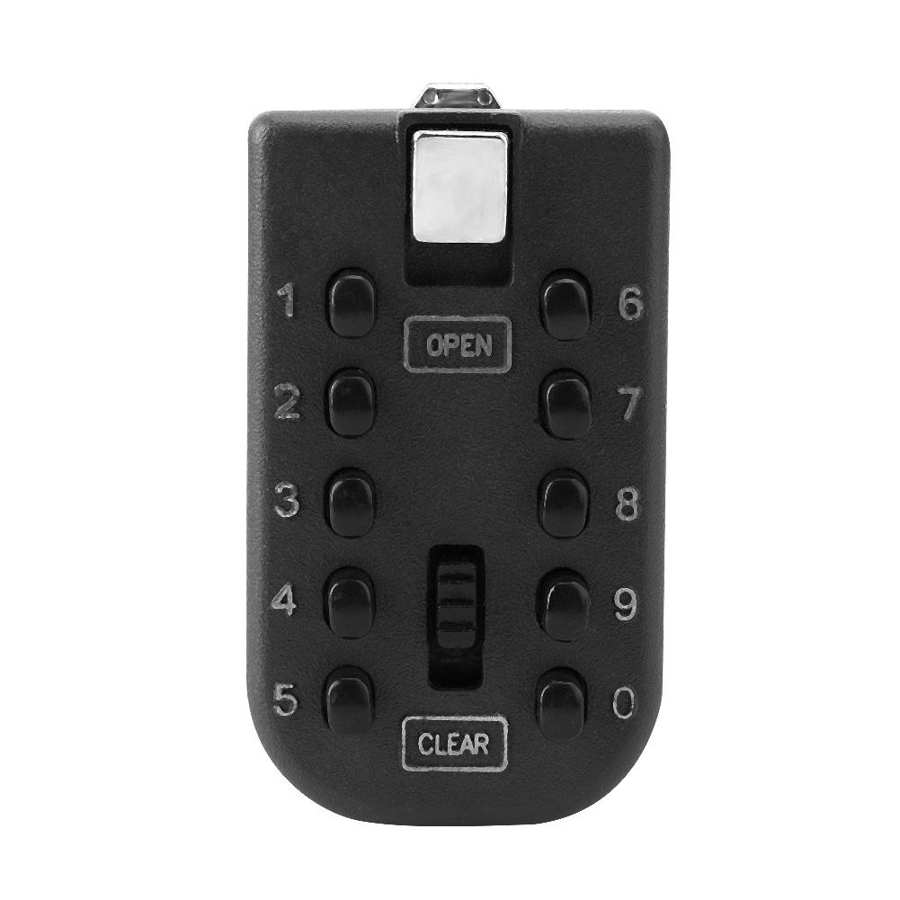 10 Buttons Password Key Lock Box Wall Mount Safe Security Storage Case Organizer