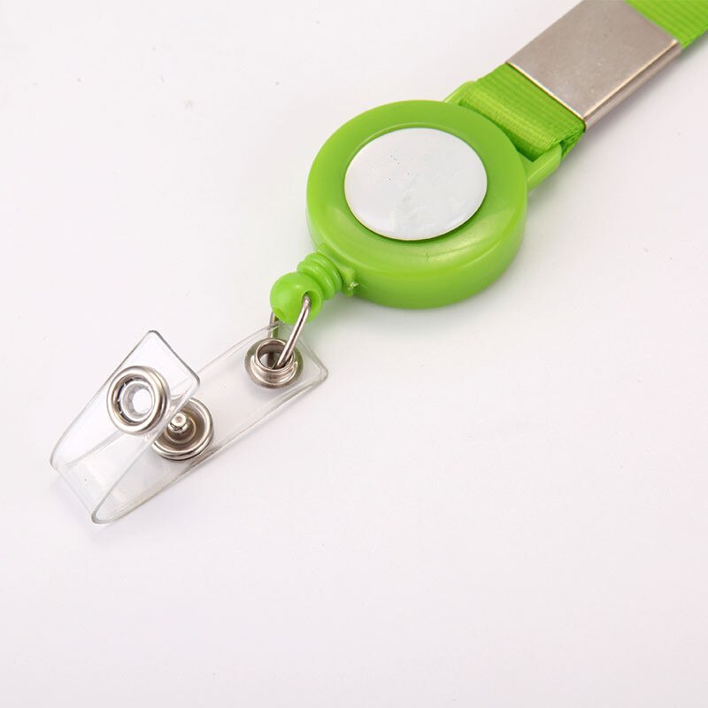 1 szt. Etui na karty kredytowe chowany smycz na szyję ID nazwa karty autobusowej odznaka klips na identyfikator