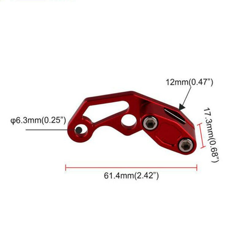 Universal Aluminium Motorcycle Brake Line Clamps Wire Clip Holder For Honda CBR