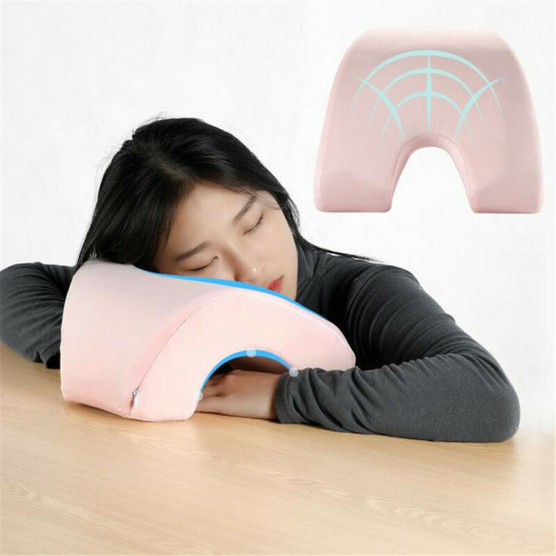 Office Nap Rest Plush Hollow Pillow Face Down Sleeping Pillow Support Pillows UK