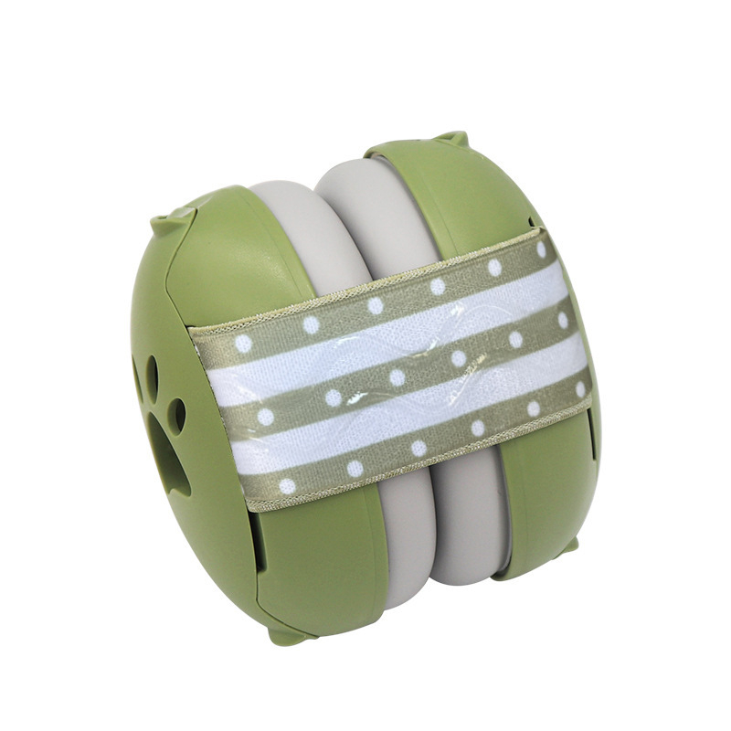 Dog Ear Muffs for Hearing Protection Noise Cancelling Headphones Calming Earmuffs for Thunder Firework Hunting Cars Noise: Silver