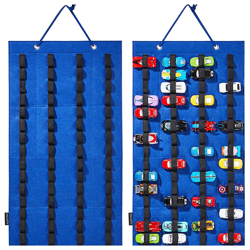 Hängender Organizer für Räder, Wandhalterung, Vitrine, große Kapazität, Aufbewahrungsbox, Taschen, Halten, Spielzeug, Streichholzschachtel, Autos, freundlicher,: Grün