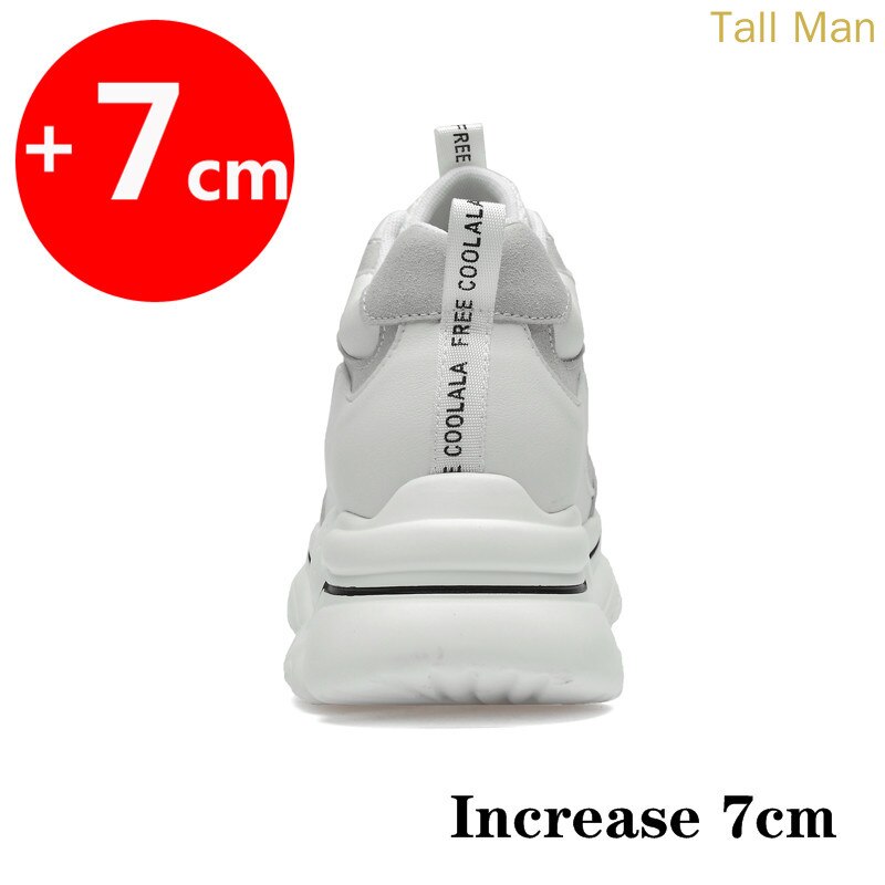 Mannen Lift Schoenen Verhooging Schoenen Hoogte Toename Inlegzolen 7Cm Man Sport Hoogte Toenemende Schoenen Hoogte Schoenen