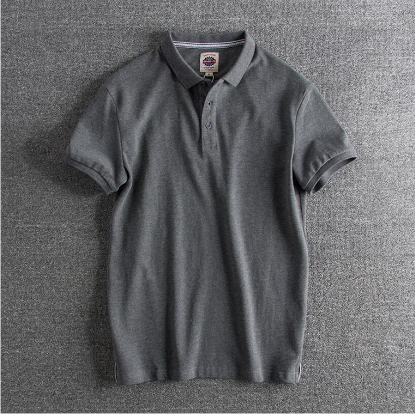 Clothing Men Polo Shirts Men Business Casual Solid Male Polo Shirt Short Sleeve Breathable Polo Shirts men