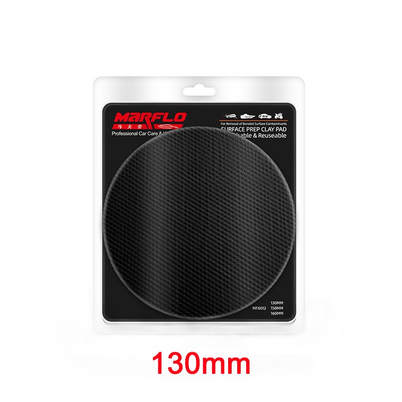 Car Clean Magic Clay Pad Fine Auto Cleaning Polishing Sponge pad Wax Applicator Paint Repair Auto Skin MARFLO by Brilliatech: 130mm