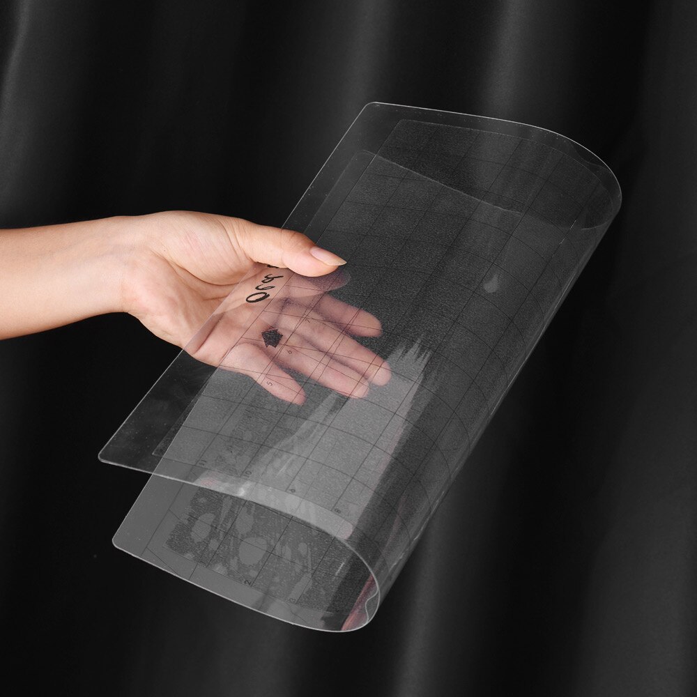 10pcs Replacement Cutting Mat Transparent Adhesive Mat with Measuring Grid 12x12 Inch for Silhouette Cameo Plotter Machine