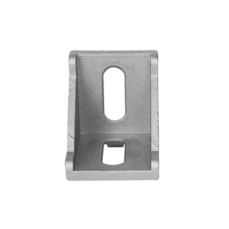 Aluminium hjørne brakett beslag 20 x 20 x 17mm hjørne vinkel brakett for kobling aluminium profil cnc freser