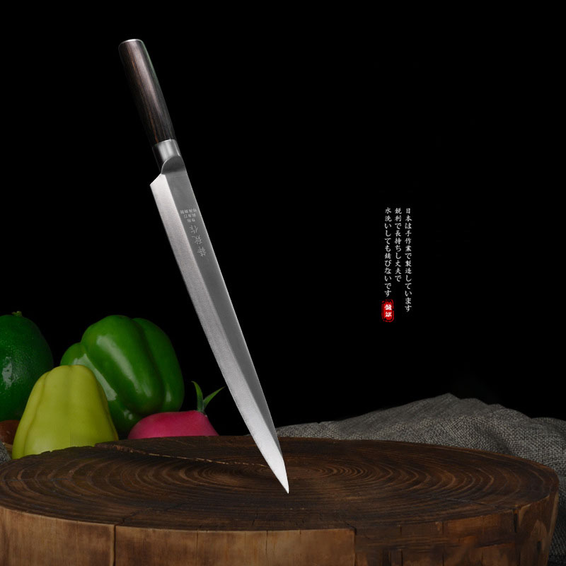 Pro Japanese Sashimi Knife 9.5/11/12 Inch Chef Knife Fish Slicing Sushi Filleting Cleaver Kitchen Knives Kitchen Accessories: Type 2 / 12 inch