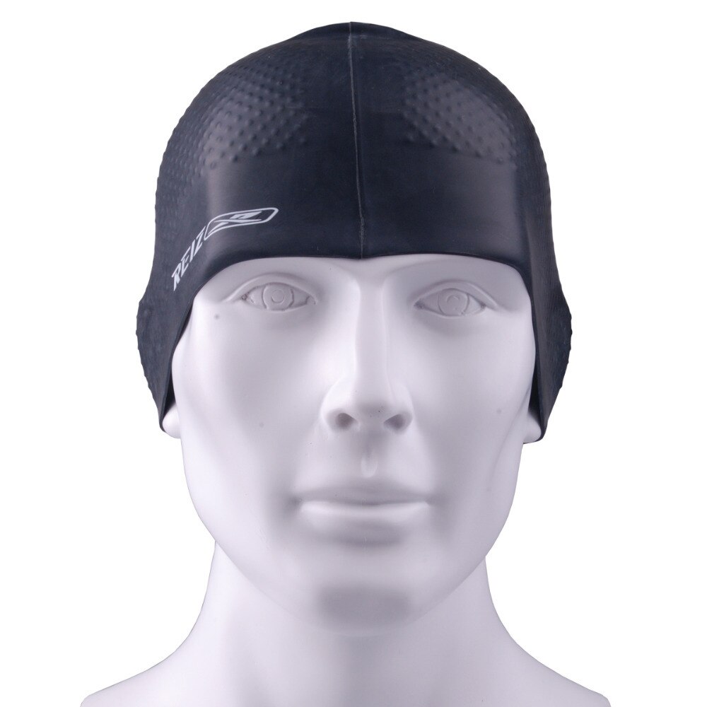 Reiz unisex volwassenen & kinderen deeltjes badmuts waterdicht/haarverzorging silicagel 4 kleuren