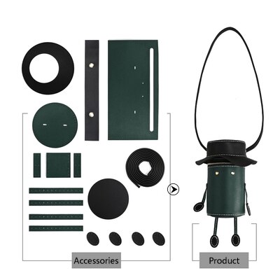 Mooie Mini Zakken Vrouwen Tas Diy Crossbody Tassen Voor Vrouwen Tas Vriendin Messenger Bag: Green