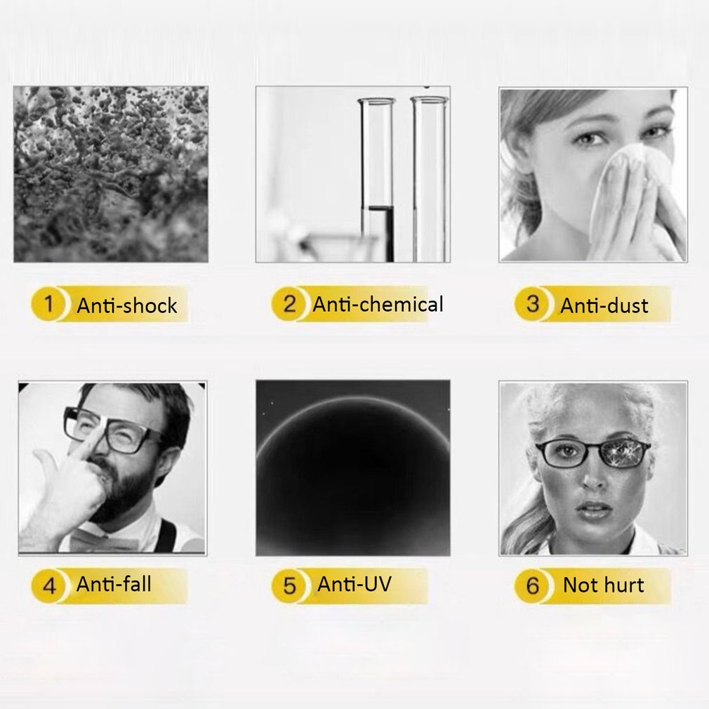 Protective Safety Glasses Work Anti Dust Eye Anti-Fog Antisand windproof Anti Dust Saliva Transparent Goggles Eye Protection