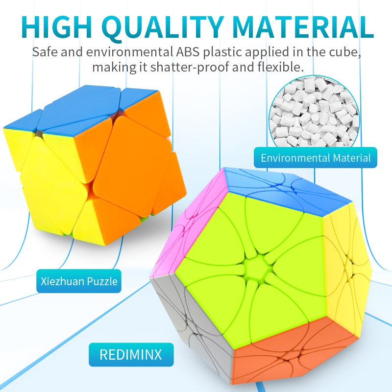 Moyu Meilong Strange-Shape Magic Cube Klavertje Vier/Dubbele Skew / Polaris / Maple Bladeren Skew Beroep puzzel Onderwijs