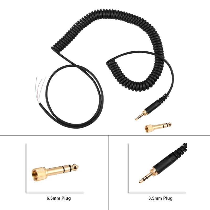 Ersatz Frühling Kabel Draht Stecker für Beyerdynamic DT 770 770Pro 990 990Pro Kopfhörer Zubehör