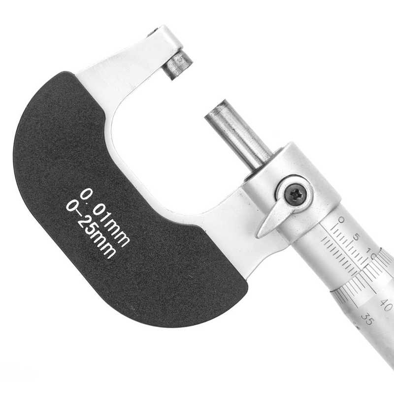 Plated Thickness Gauge Outside Micrometer for Workshop Supplies Workshop Tools