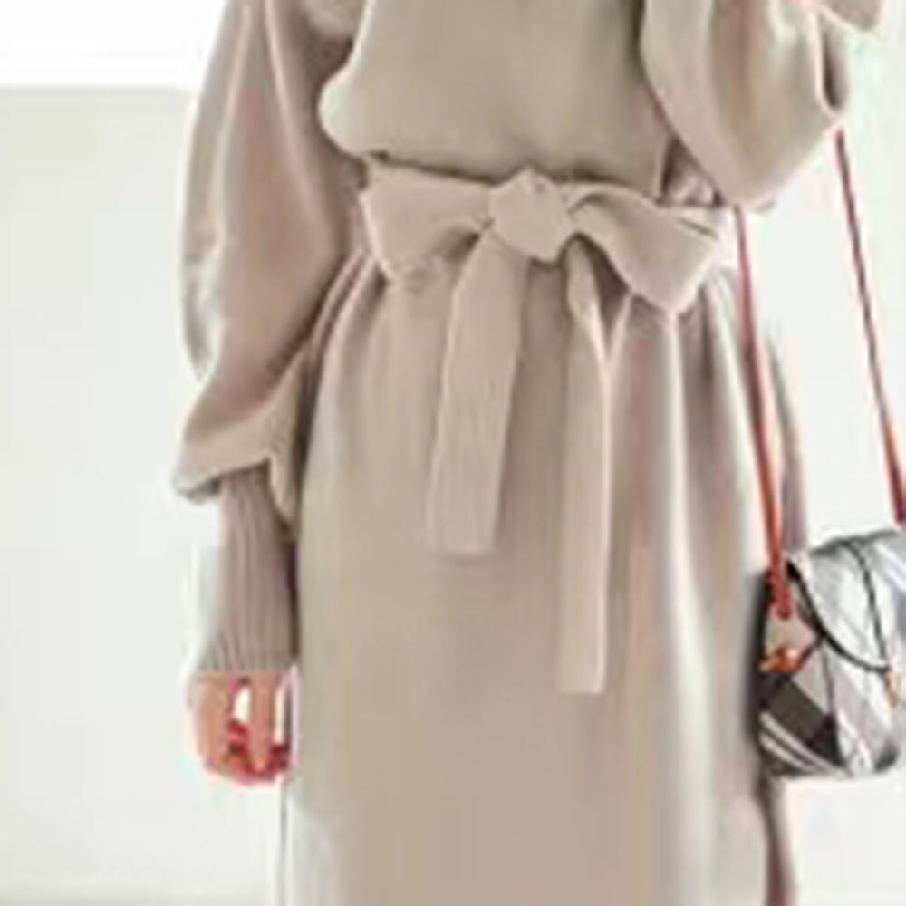 Japan Stijl Vrouwen Trui Jurk Lange Jurk Elegante Leuke Vrouwelijke Vrouwen Jurken