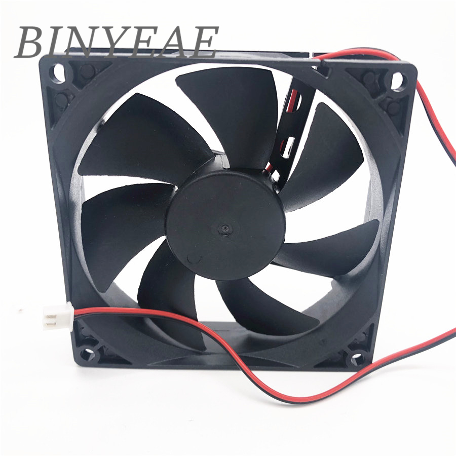 90MM 9cm 9025 9225 ventilador de CPU 90x90x25mm ventilador de refrigeración de caja de computadora DC5V 12V 24V 2 pines