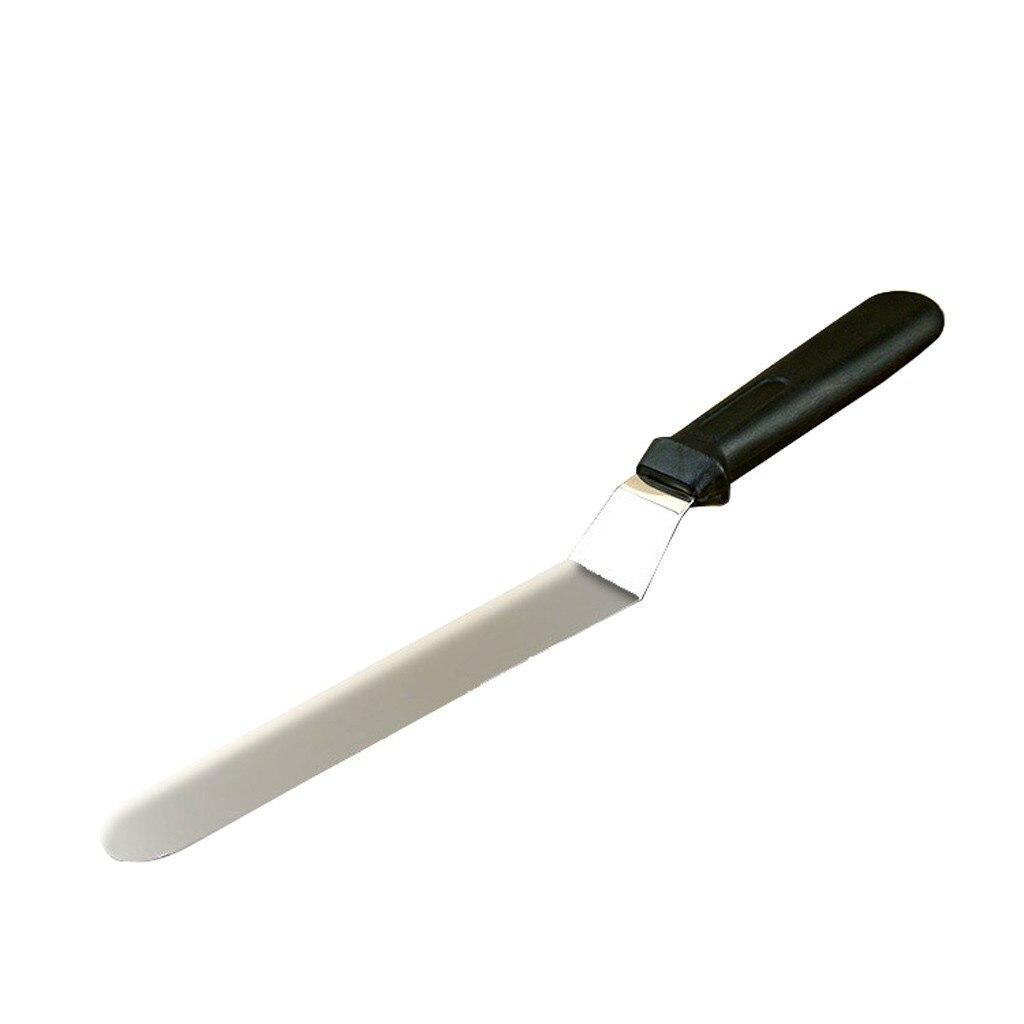 1PC Angled Espatula Spatula Cake Icing Spatula Smooth Filling Tool Cutter Wedding Valentine Baking Pastry Tool Stainless Stee