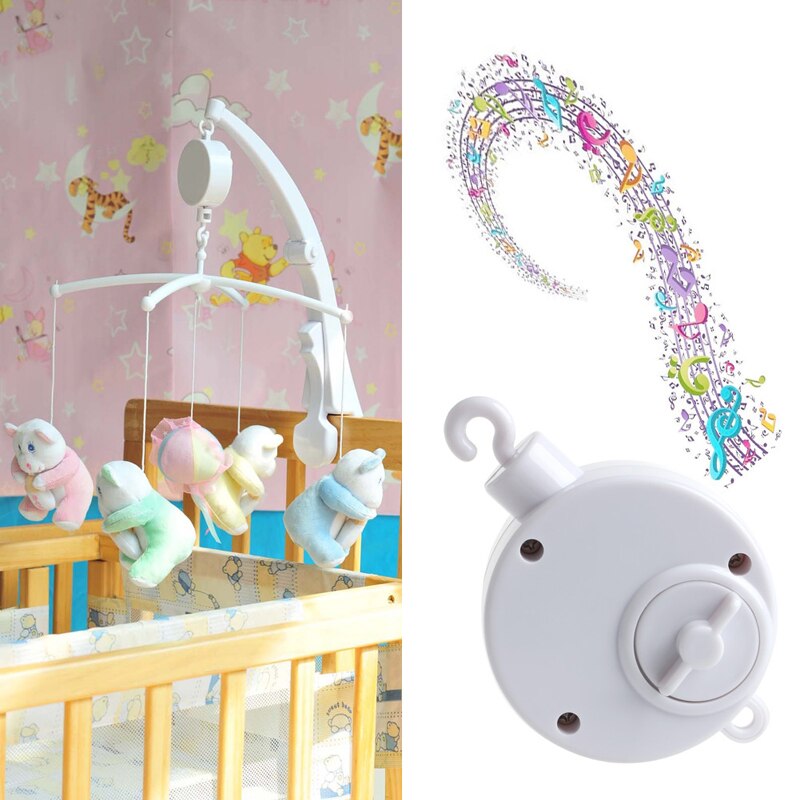 1PC Baby Kleinkind rotierend Handy, Mobiltelefon Krippe Bett Uhrwerk Musik Kasten freundlicher Entwickeln Spielzeug