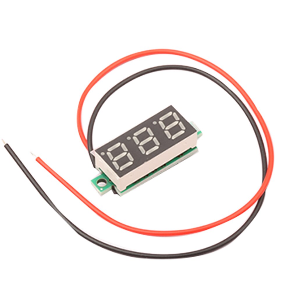 0,28 zoll DC LED Digital Voltmeter 0-100V Spannung Meter Auto Auto Handy, Mobiltelefon Energie Spannung Tester Detektor 12V verrotten Grün Blau Gelb