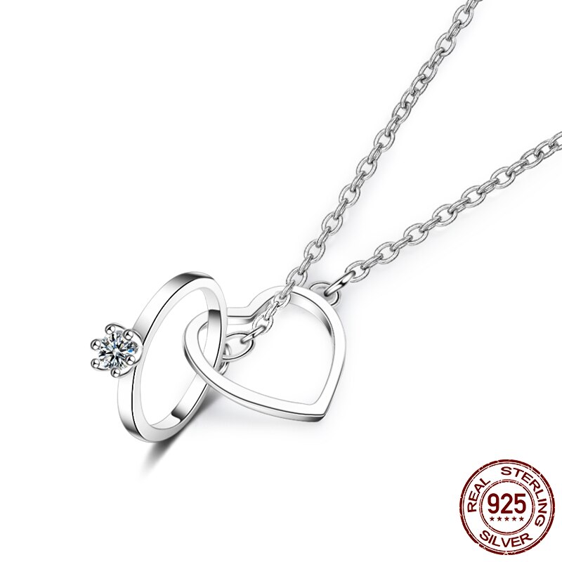 Doppio anello chiusura corta chiusura a forma di gatto collana con ciondolo a stella per regalo di gioielli in zircone CZ moda donna: STN001