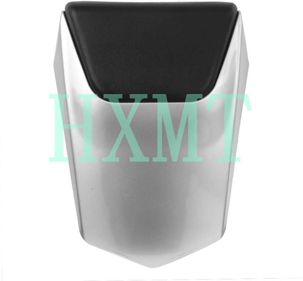 Pour Yamaha YZFR1 YZF 1000 R1 2000 2001 noir bleu moto Pillion couverture de siège arrière capot Solo siège carénage: silver