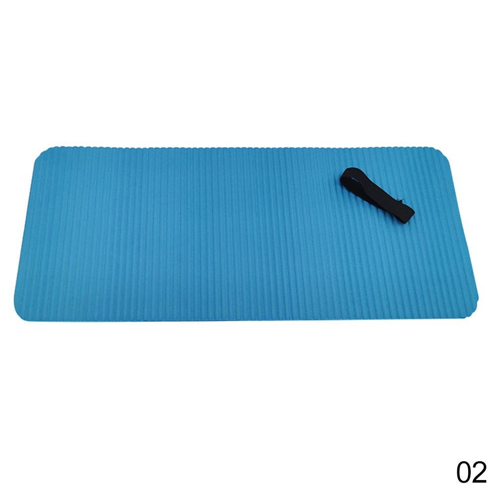 Tapete de ioga espesso de 15mm, almofada de fitness antiderrapante para exercícios, yoga, pilates, meditação, academia, mais grossa, exercícios duráveis: 02 Large