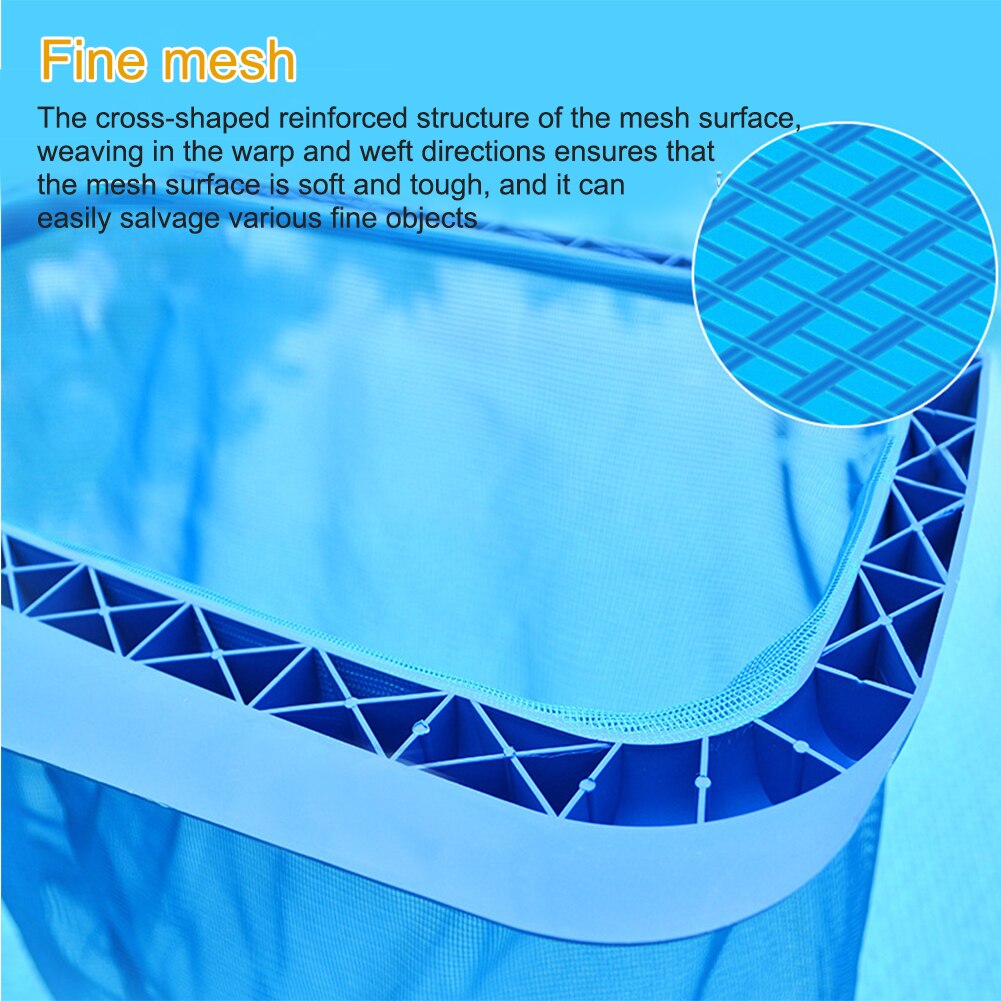 Swimming Pool Skimmer Fish Tank Fine Mesh Net Tub Cleaning Tool Universal Heavy Duty Aquarium Mesh Bag Catcher
