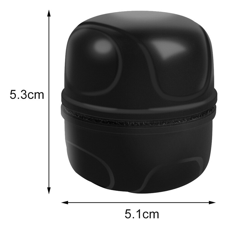 Mini Round Magnetic Aquarium Fish Tank Glass Algae Glass Cleaner Scrubber Floating Clean Brush: 5.1X5.3CM