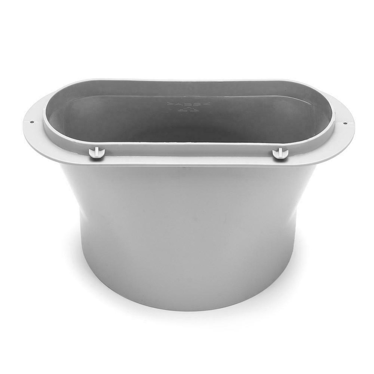 Conector de tubo adaptador para ventana de 6 pulgadas, para manguera de aire acondicionado portátil, aire acondicionado móvil, interfaz de boca plana de 15cm