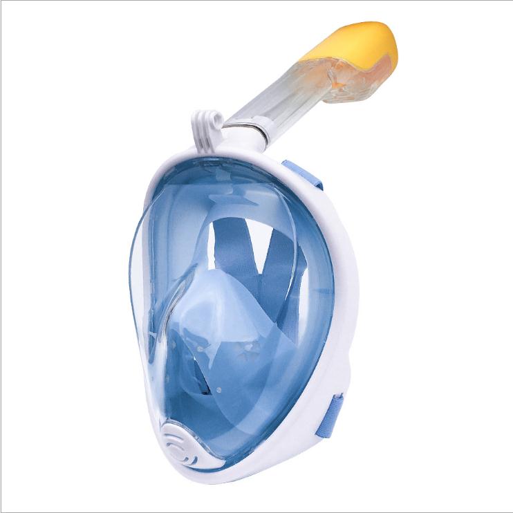 Duikbril Onderwater Anti-Fog Duiken Set Ademhaling Masker Veiligheid Waterdicht Zwemmen Apparatuur Carry Camera Door Maisi: WHITE / S/m