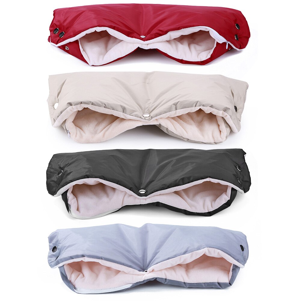 Couleur hiver landau poussette moufles main couverture Buggy Muff gant chariot accessoires fourrure polaire main couverture buggy pour mère