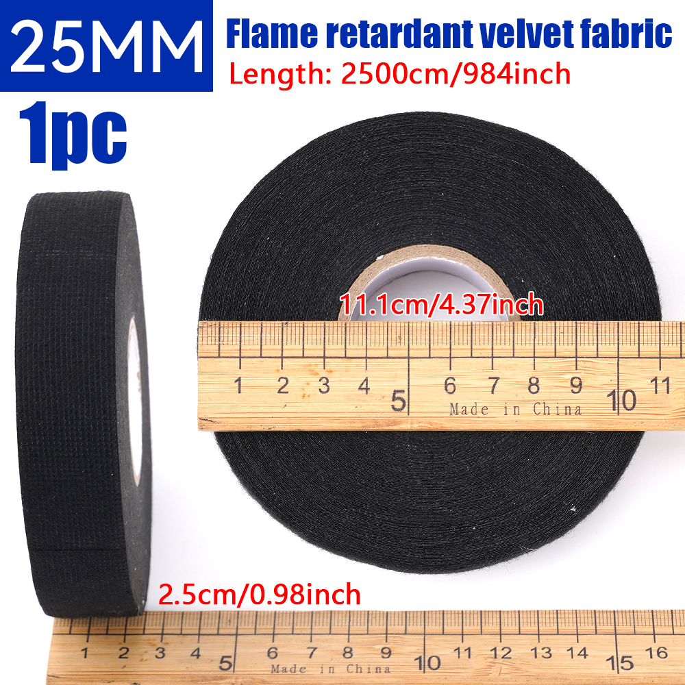 Kfz-Stoff-Gewebeband, Isolierband, hitzebeständiges Kabelbaumband, selbstklebendes Gewebeband, wasserdichtes Klebeband, Isolierband: Brown