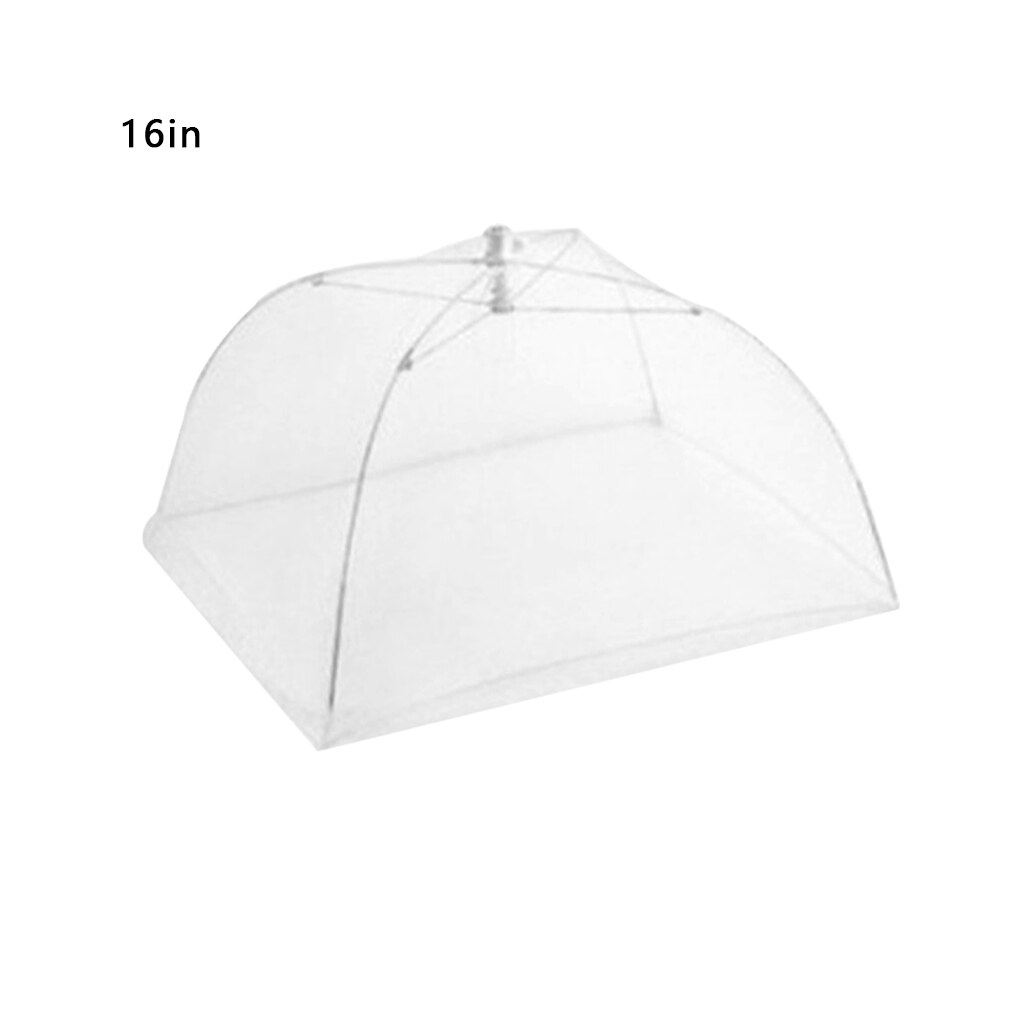 Folding Food Mesh Cover Tent Home Dining Table Kitchen Counter Meal Vegetable Fruit Umbrella Breathable Insect-proof Food Cover: 16 Inch