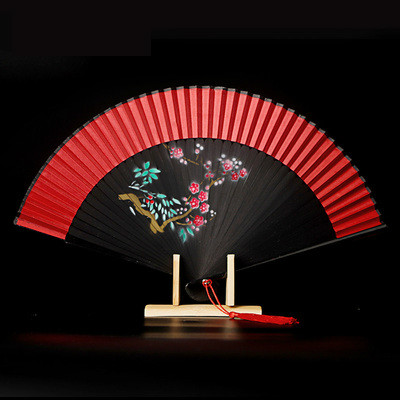 Retro Meisje Dans Handventilator Ventilador Klassieke Draagbare Zomer Dame Opvouwbare Fan Chinese Vrouwen Hanfu Cosplay Props Hand Fans: Light Grey