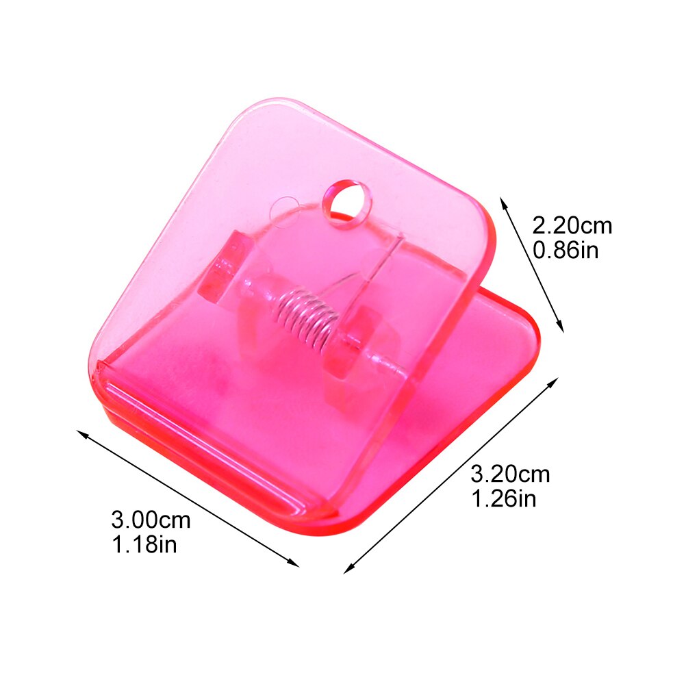 14Pcs Portable Plastic Clamps Adorable Plastic Clips Household Sealing Clips Office Supply