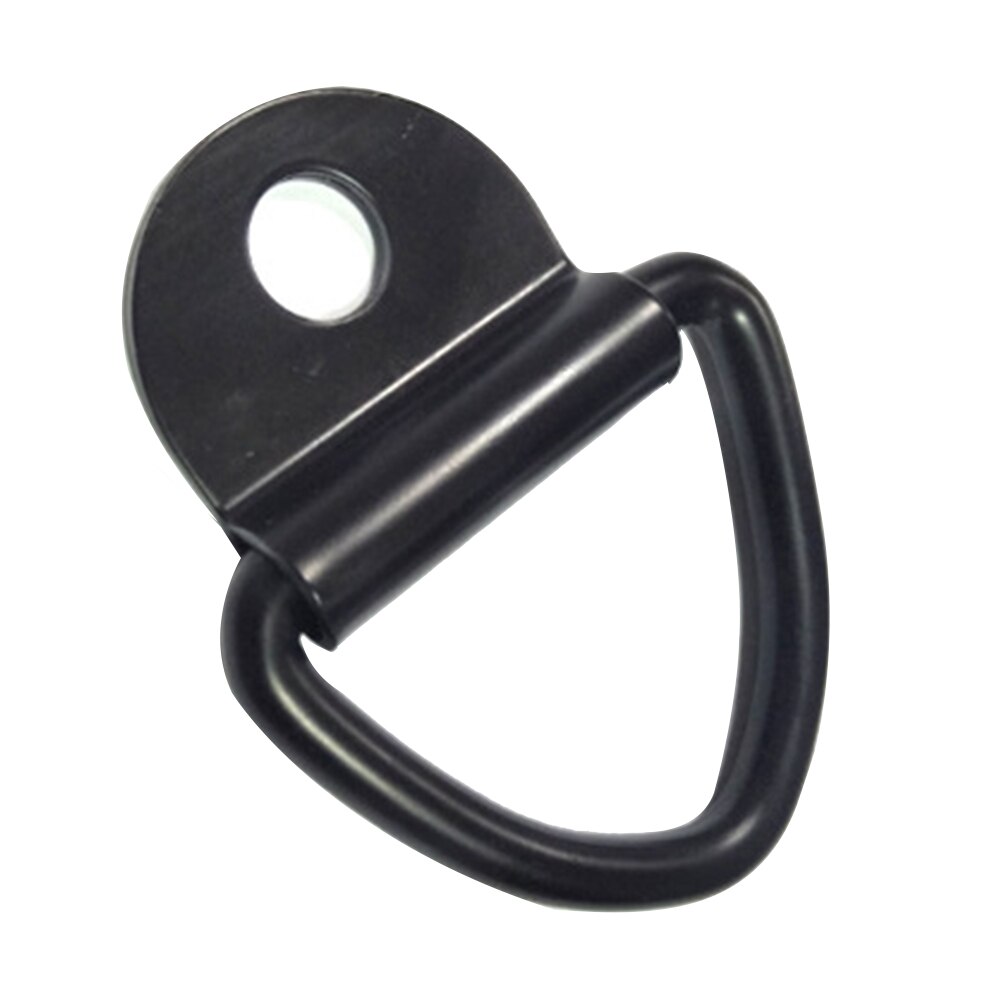 4pcs Kayak Stainless Steel Lashing D Shape Rustproof Truck Trailer Forged Tool Tie Down Car Load Securing Triangle Hook Rings