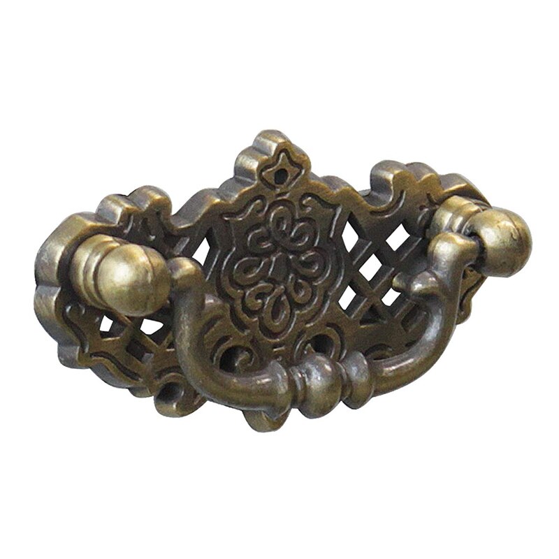 Tiradores Vintage para cajones de cocina, pomos de tocador, dormitorio, Bronce Antiguo, paquete de 10 unidades