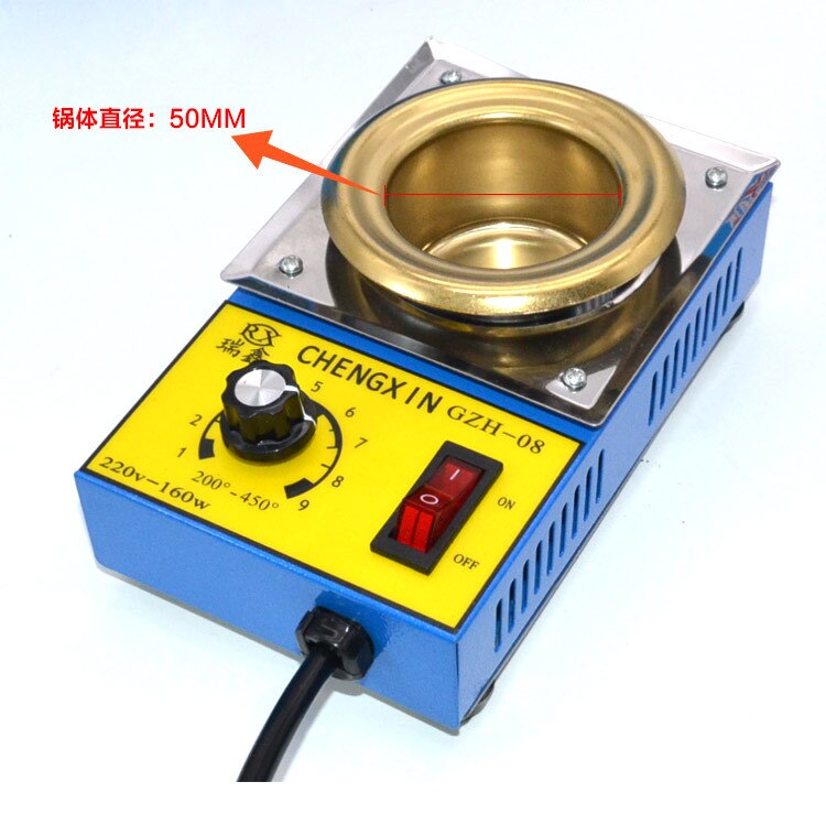 Small industrial tin melting pot 220V welding mini soldering pot