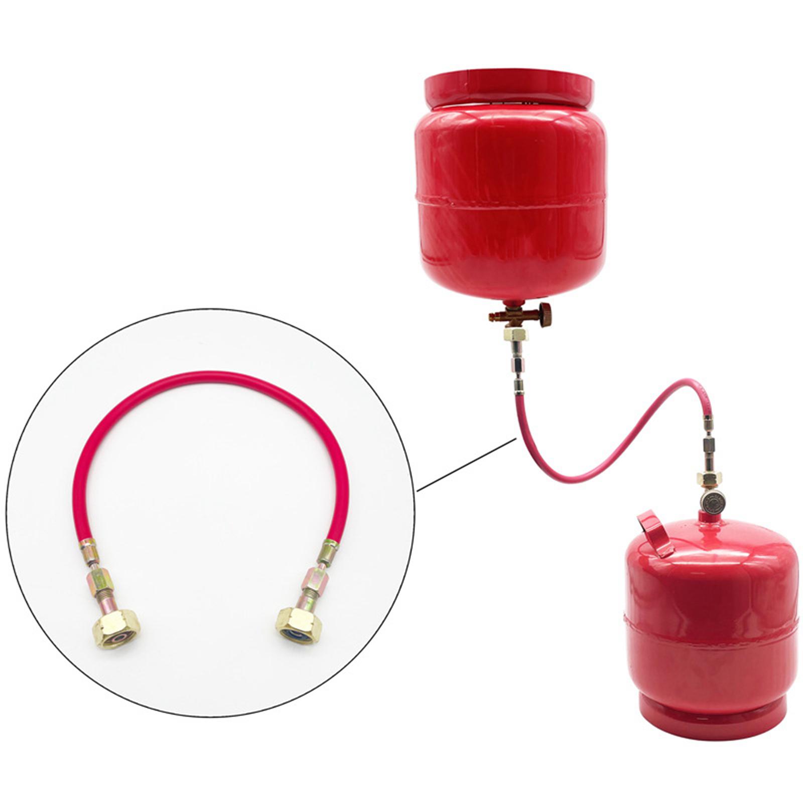 Propane Refill Adapter 64cm Lightweight Fittings Replace Easy to Use Gas Tank Refill Adapter for Russia Ukraine Germany Poland