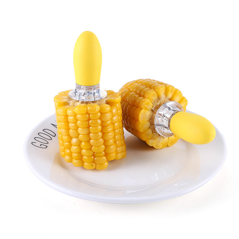 Rvs Corn Houders Maïskolf Houders Bbq Vorken Spiesjes Maïskolven Koken Partijen Camping Grijpende Tool