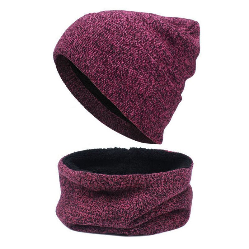 Pluss fløyels skjerf lue hanskesett varme luer berøringsskjerm hansker lue dame hansker sett luer gorras hombre panser caps menn: 8