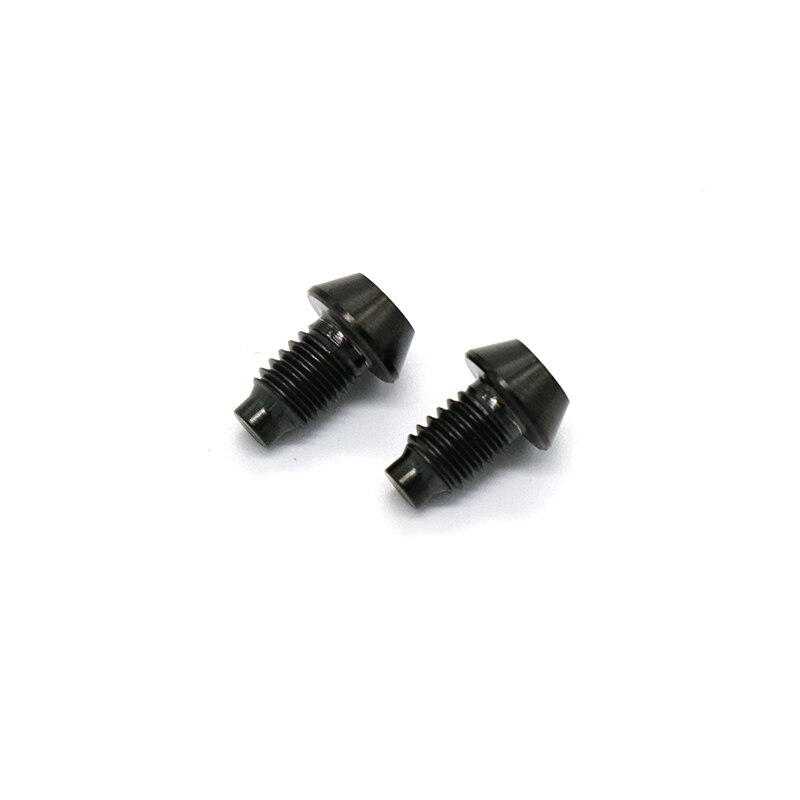 Tornillo de escape de disco hidráulico para bicicleta de montaña, pieza de aleación de titanio TC4, 2 M6, para Magura, Clip de freno, tornillo de purga de llenado de aceite: Black