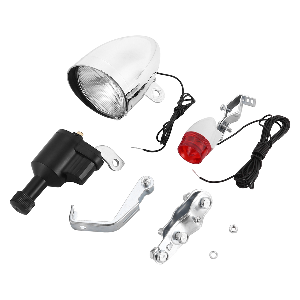 Fietslicht Fiets Gemotoriseerde Fiets Wrijving Dynamo Generator Achterlicht 6V 3W Fietsaccessoires