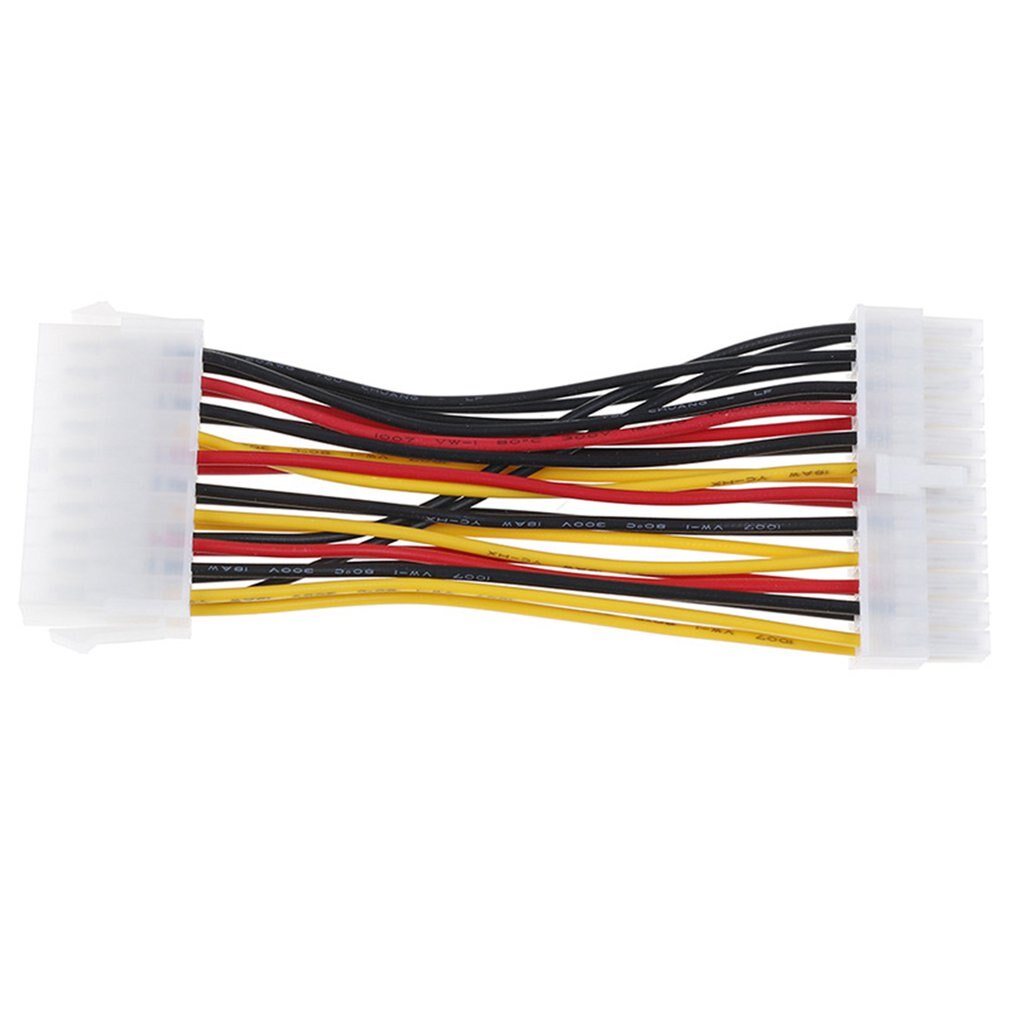 24 Pin Male To 24Pin Female Power Supply Extension Cable Internal PC PSU TW Power Lead Connector Wire