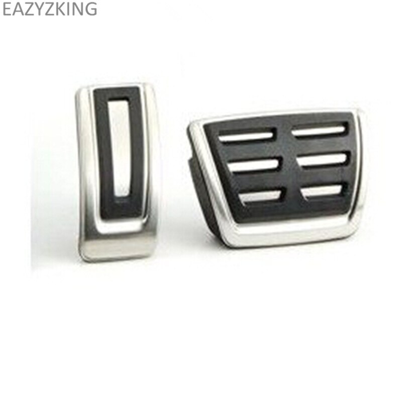 Car styling Footrest Brake Pedals Pads Fit For GOLF 7 GTi MK7 Lamando POLO A05 Passat B8 Skoda Rapid Octavia 5E 5F A7 +