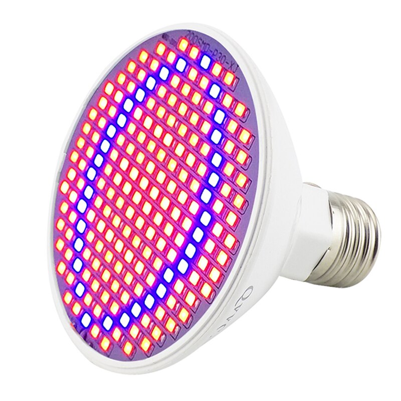 Demiawaking Pflanzenlampe E27 Vollspektrum LED – 58W, Für Gemüse, Blumen & Hydrokultur